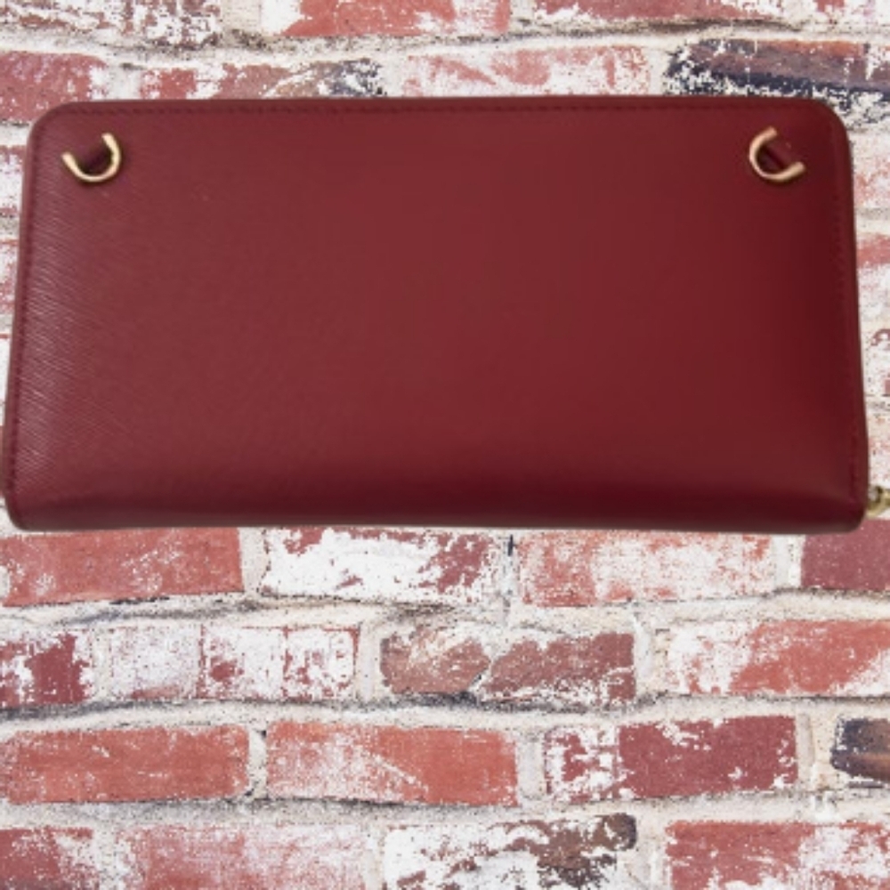 π£Samantha Brown Travel Organizer Wallet π W/O Tags π Cross Body Strap π Red - Picture 4 of 4